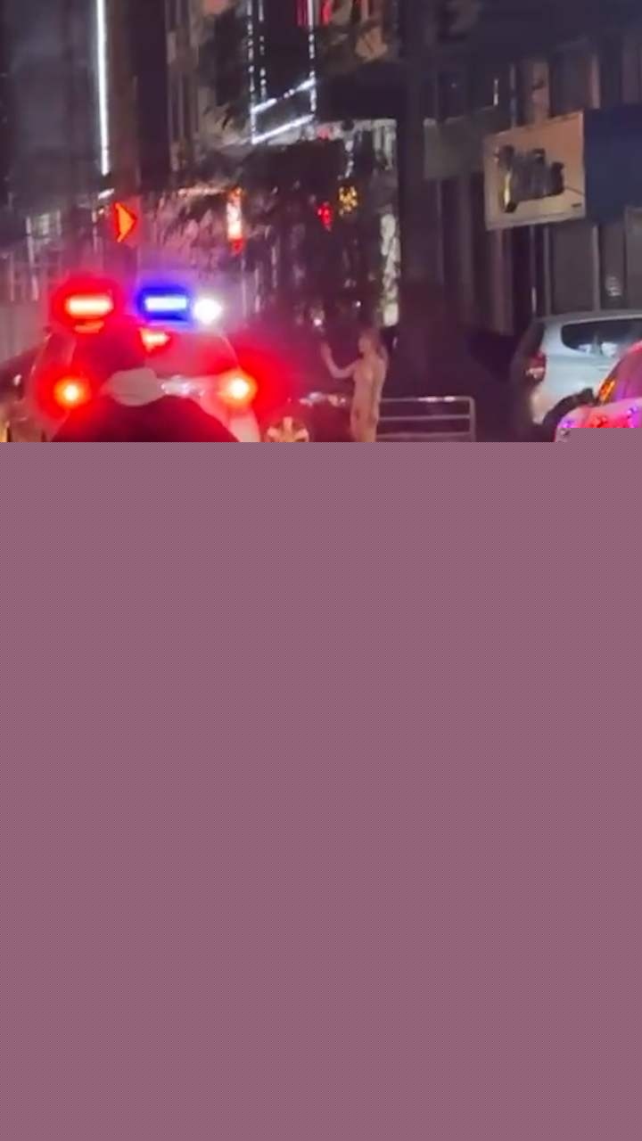 裸女被警察叔叔碰到 (2)