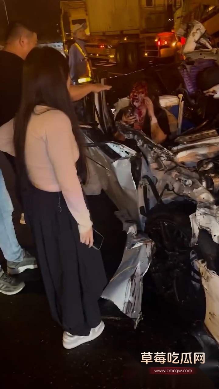 女乘客浴血求救画面 (4)