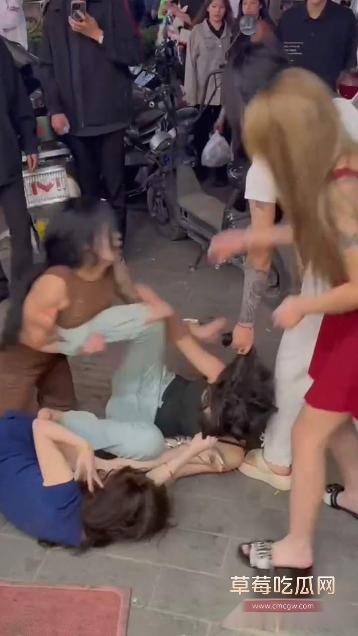 许昌市精神小妹干架现场 3 许昌市精神小妹干架现场 3