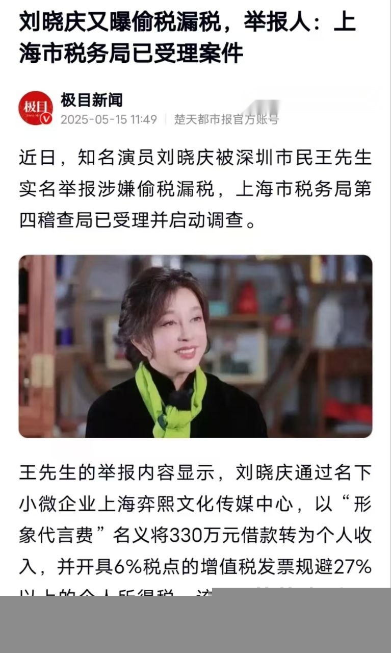 刘晓庆又曝偷税漏税 5 刘晓庆又曝偷税漏税 5