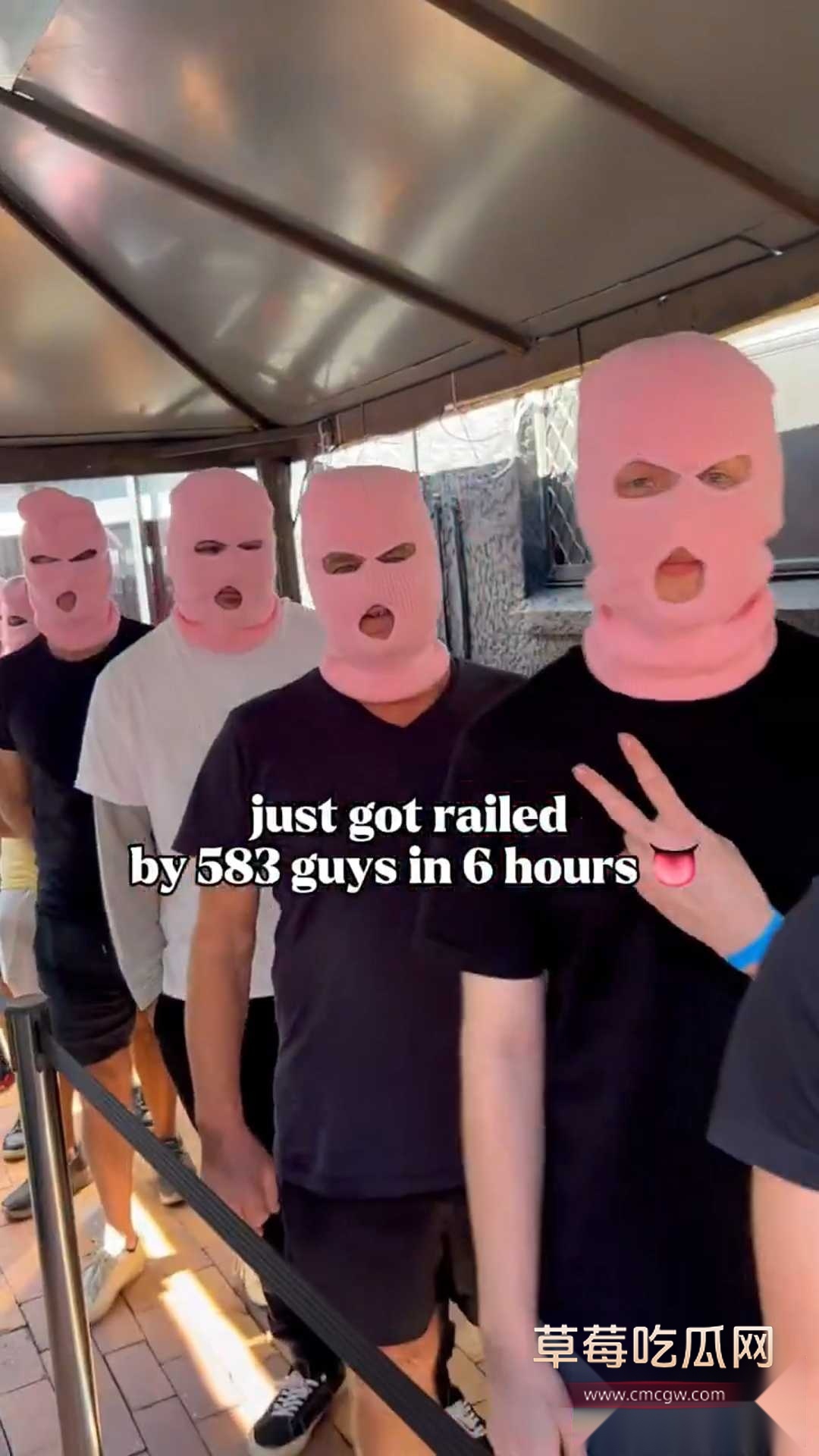 挑战在6小时内与583名男子发生性关系 2