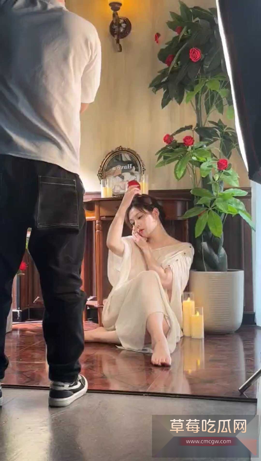 模特拍摄走光  1