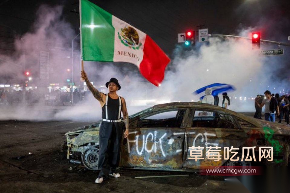 无偿投稿：美国洛杉矶大暴乱 多名中国留学生被洗脑乱入8