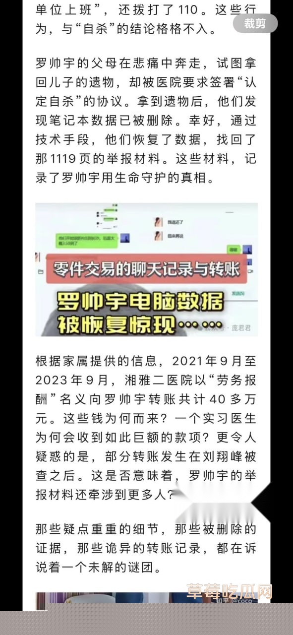 湘雅二院罗帅宇事件 10