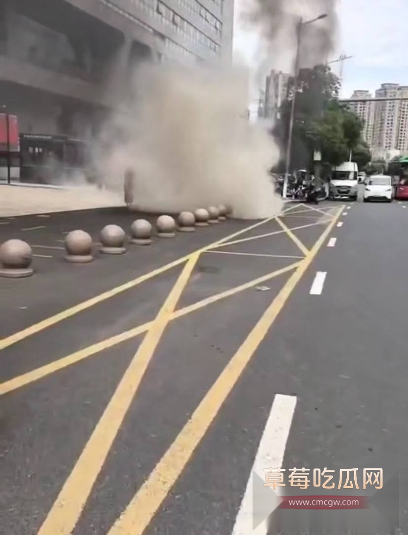 市政中心门前自焚 1