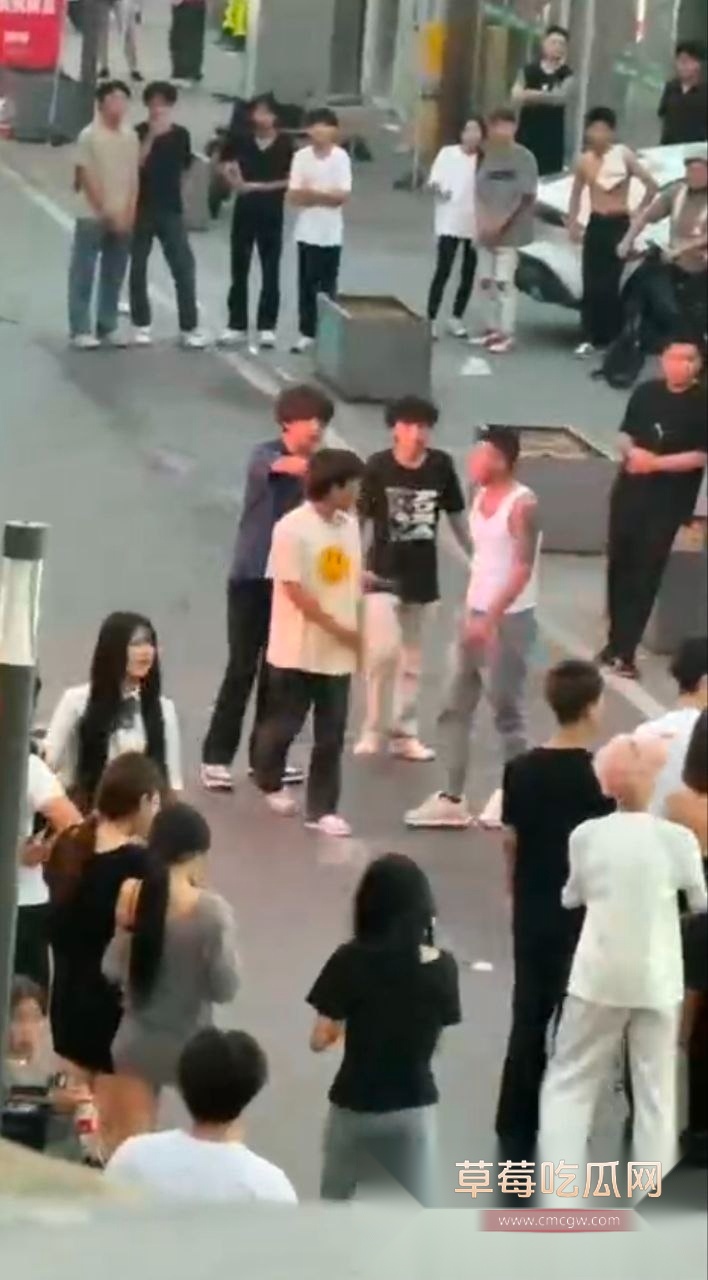 年轻人争强好胜 街头打架群殴 4 年轻人争强好胜 街头打架群殴 4