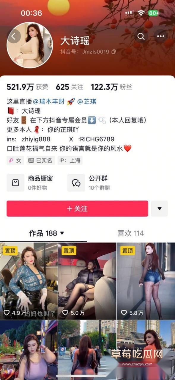 抖音爆乳网红芷仪g宝大尺度作品合集 3