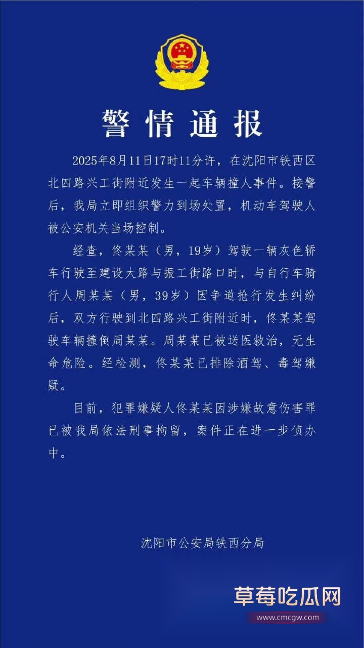 沈阳00后撞人官方通报.jpg 沈阳00后撞人官方通报.jpg