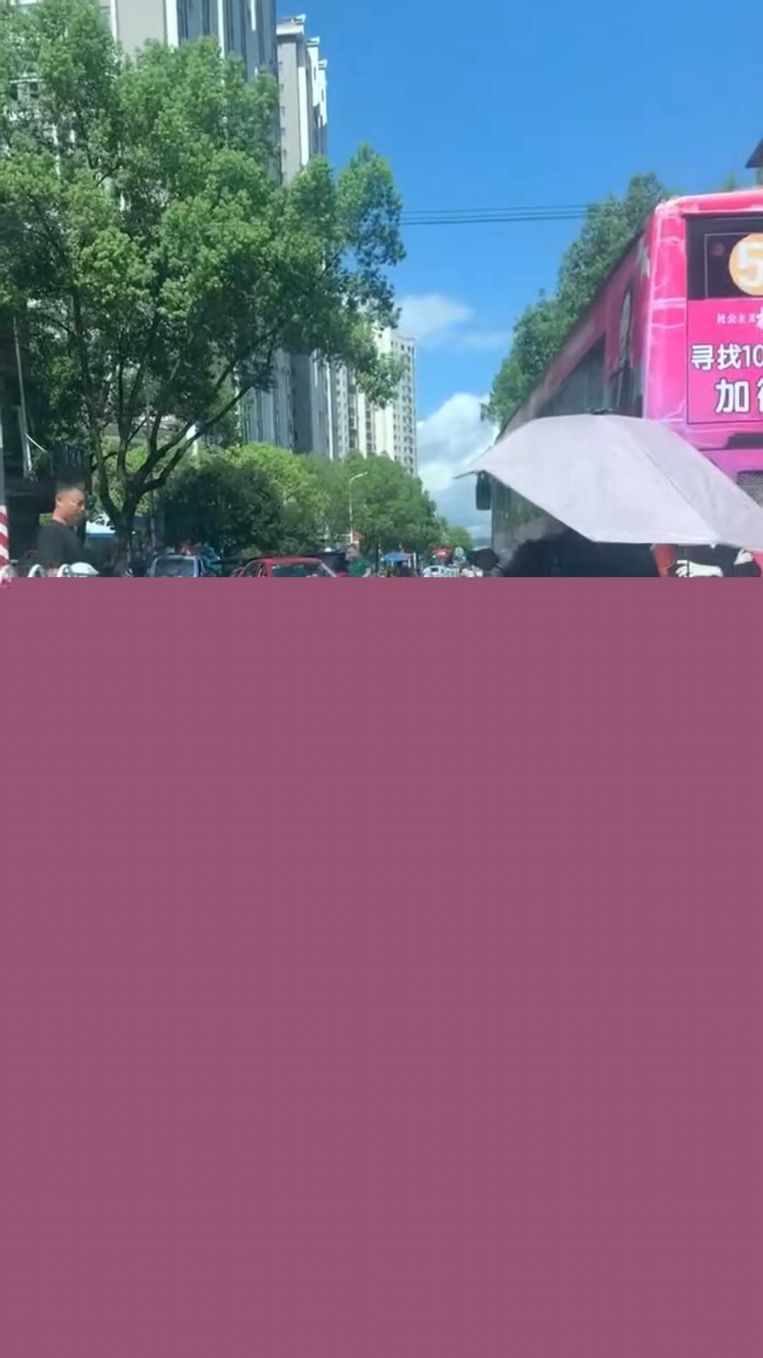 湖南张家界永定街道龙城街车祸 5