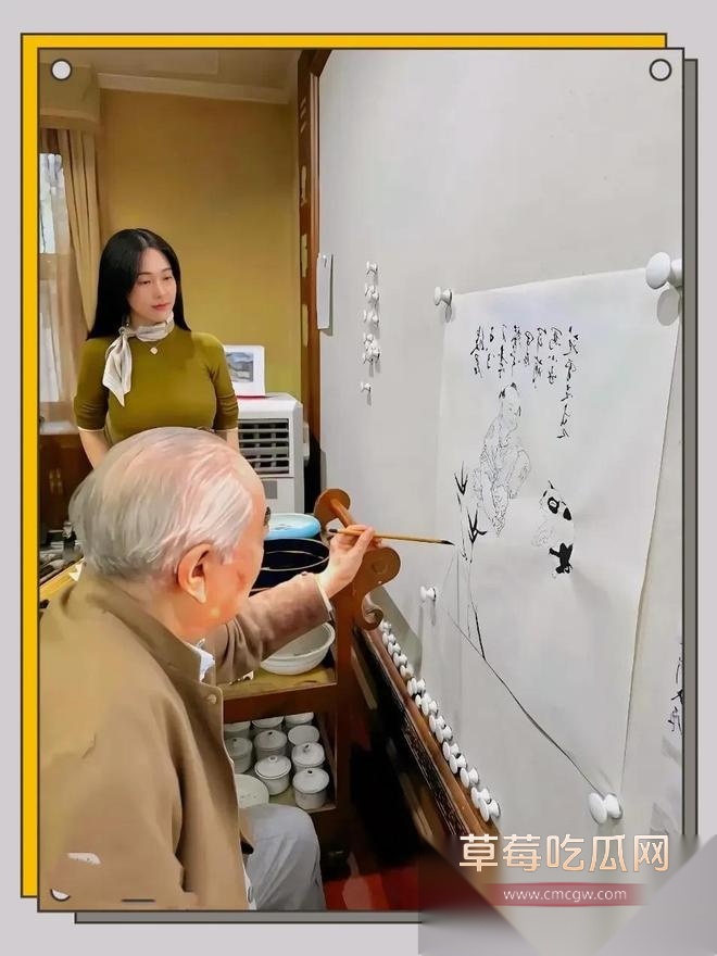 书画大家范曾小50岁娇妻被传出轨 5