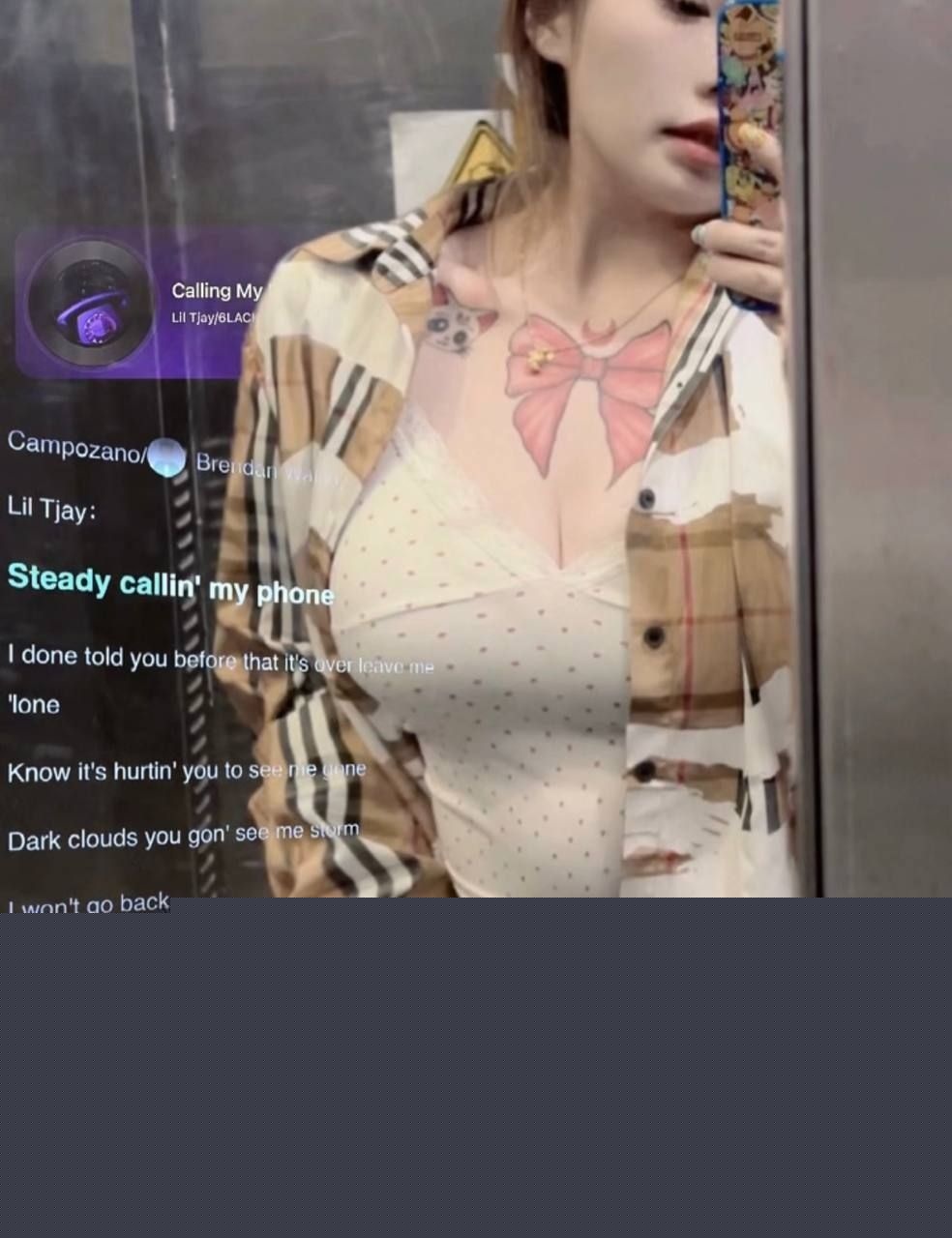 抖音十八线E奶女主播10