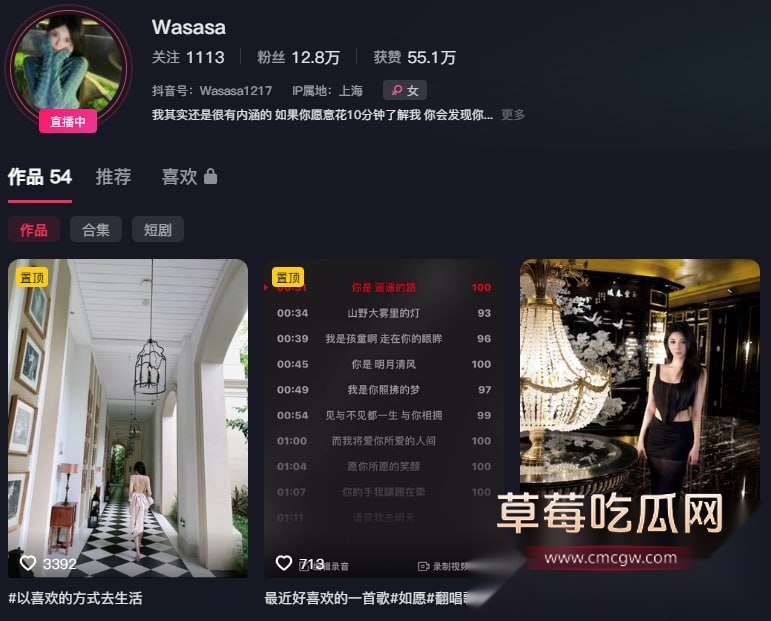 抖音13万粉上海名媛御姐尤物Wasasa 16