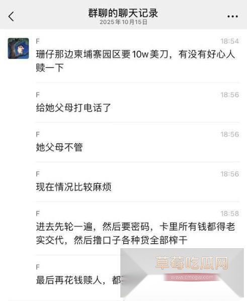 周丽珊 被绑架进了柬埔寨园区 16 周丽珊 被绑架进了柬埔寨园区 16