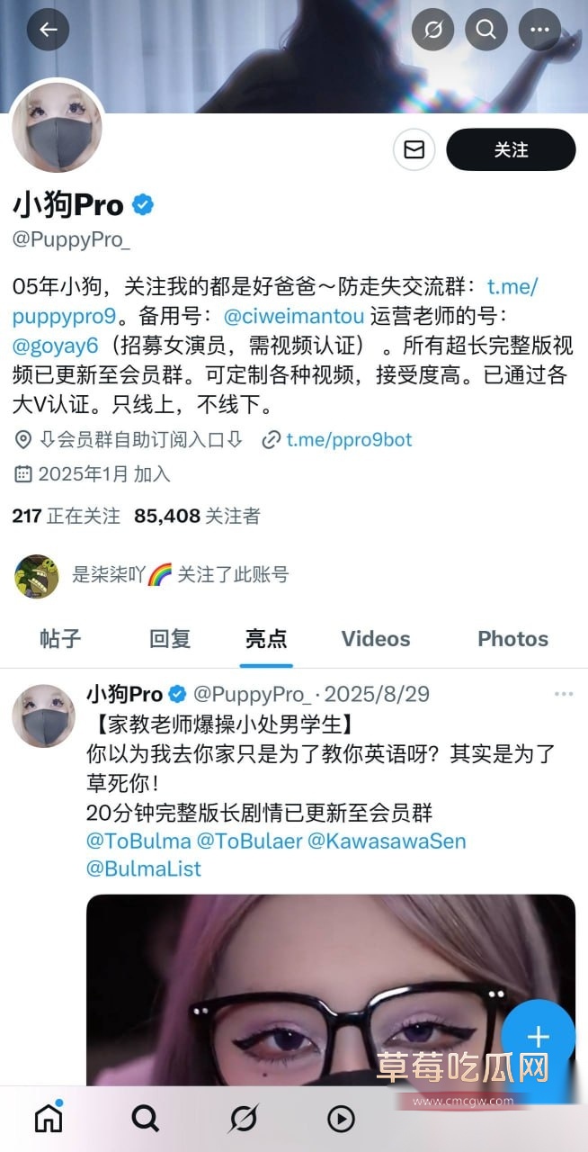 极品萝莉puppypro小狗pro 30