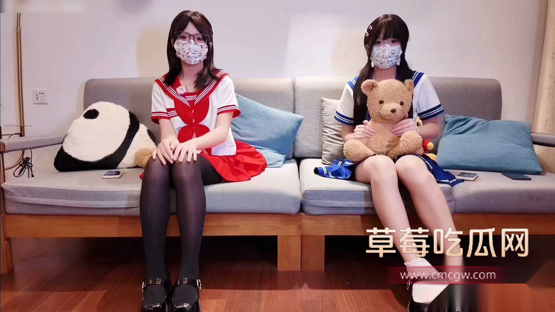 高颜双胞胎姐妹花 1