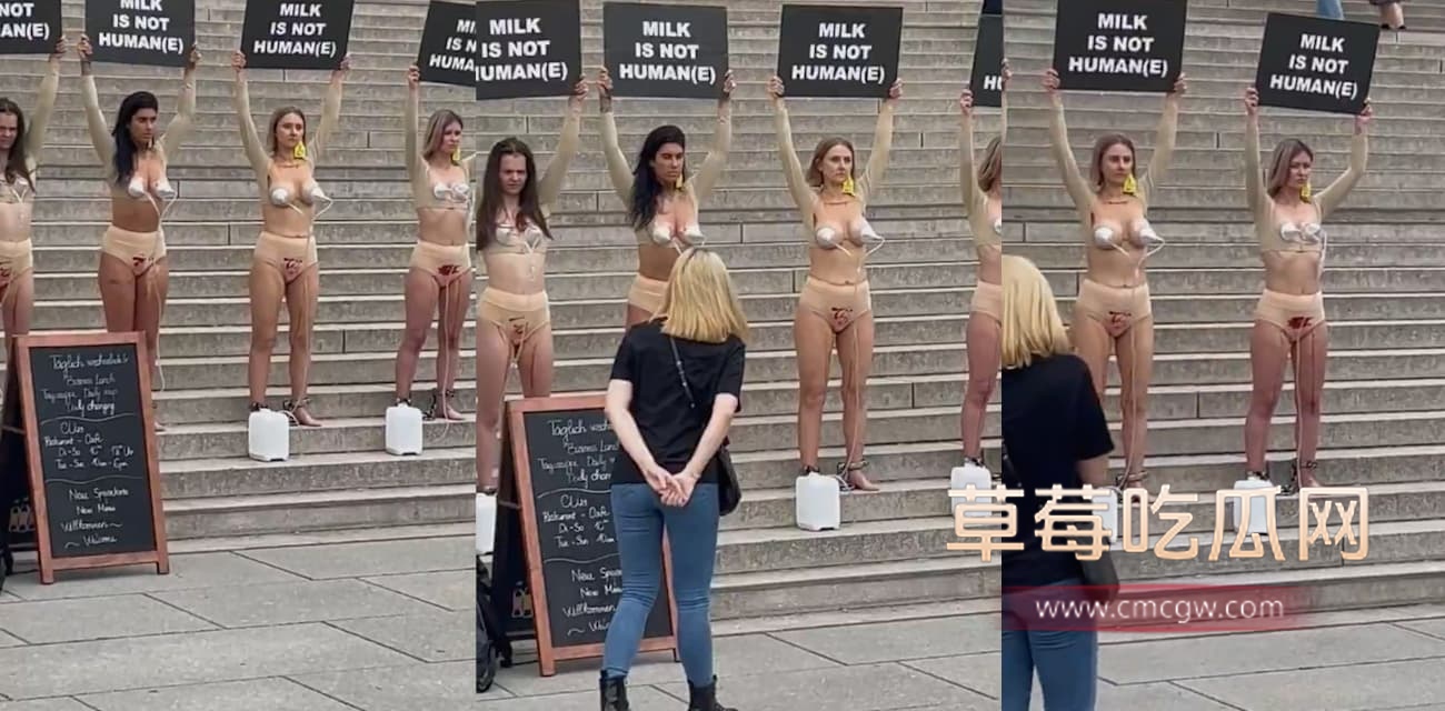 德国柏林女子裸体抗议.jpg 德国柏林女子裸体抗议.jpg
