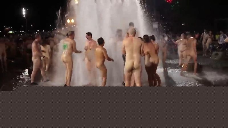 波特兰万人裸体自行车夜骑5