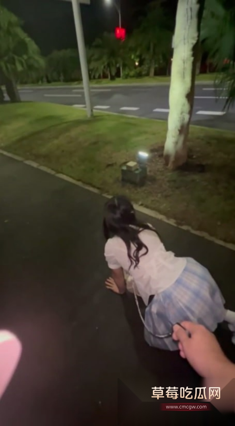 推特网红TonyJ与贝贝大马路疯狂露出 2