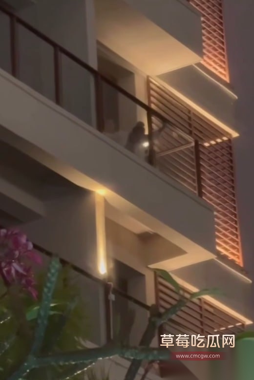 阳台后入做爱被偷拍 6