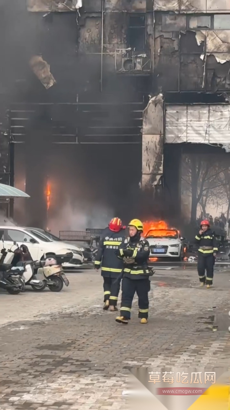 天津市西青区华鼎置地突发火灾 6