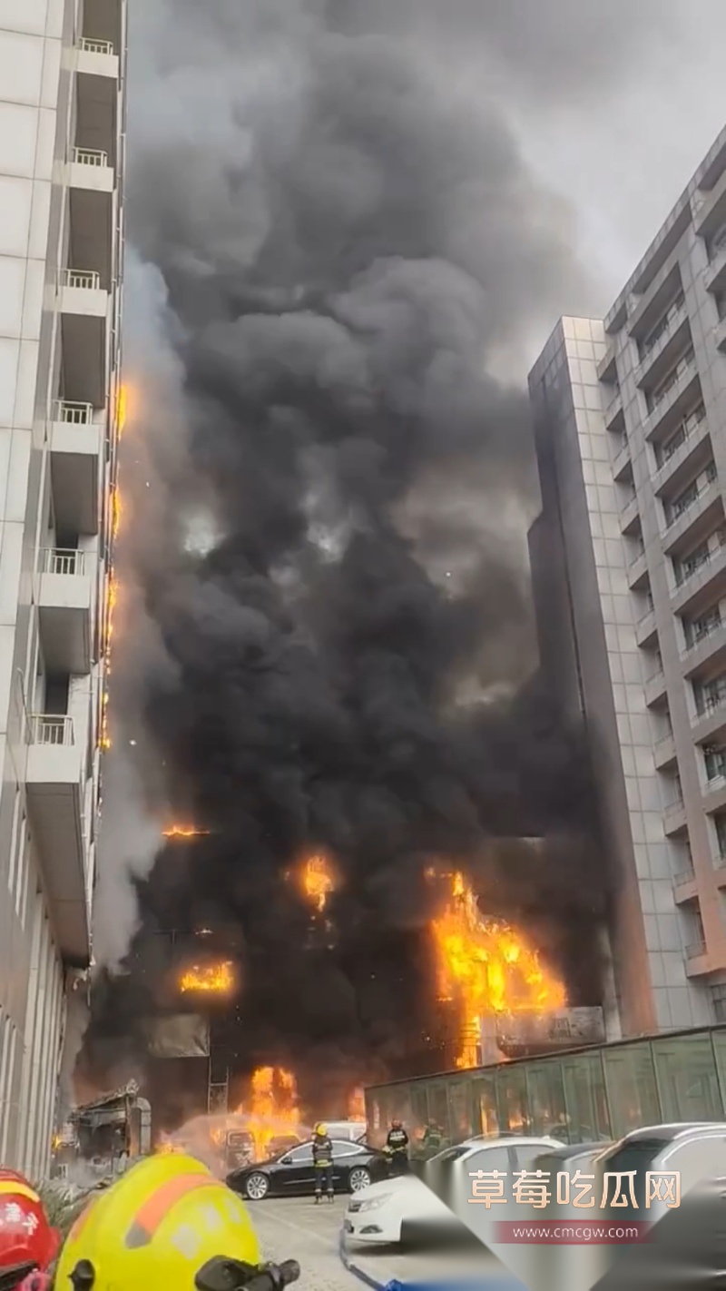 天津市西青区华鼎置地突发火灾 9