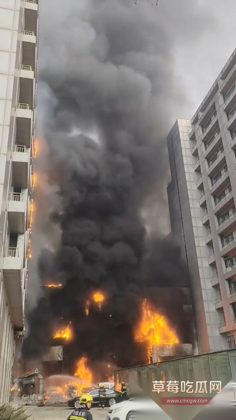 天津市西青区华鼎置地突发火灾 10