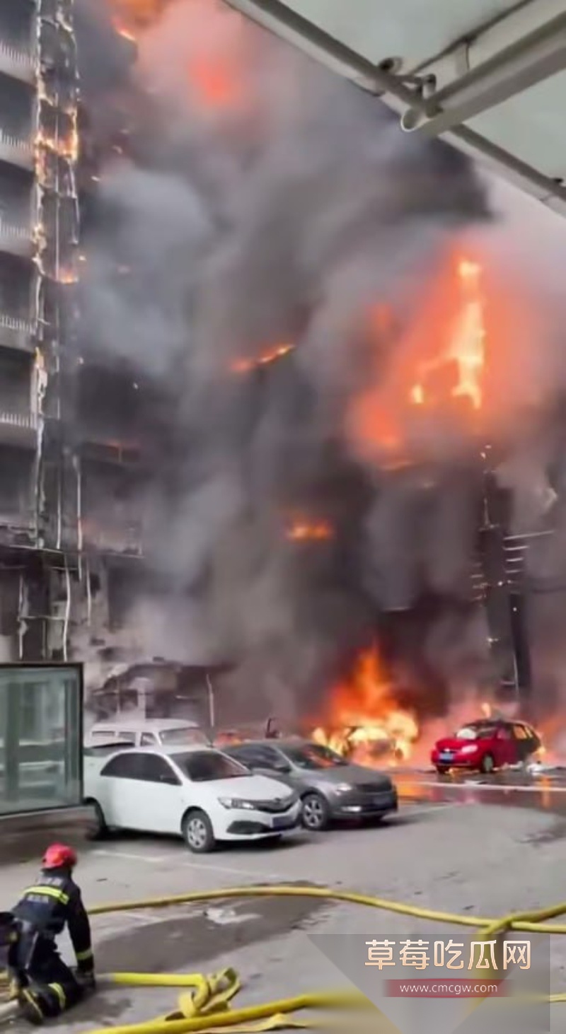 天津市西青区华鼎置地突发火灾 12