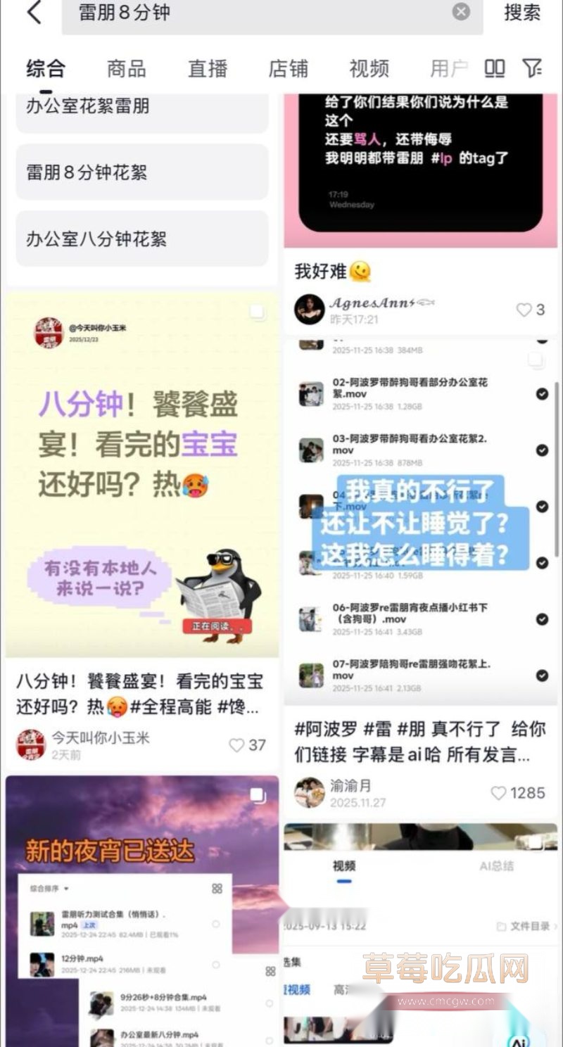 雷朋两男主的花絮引起关注5