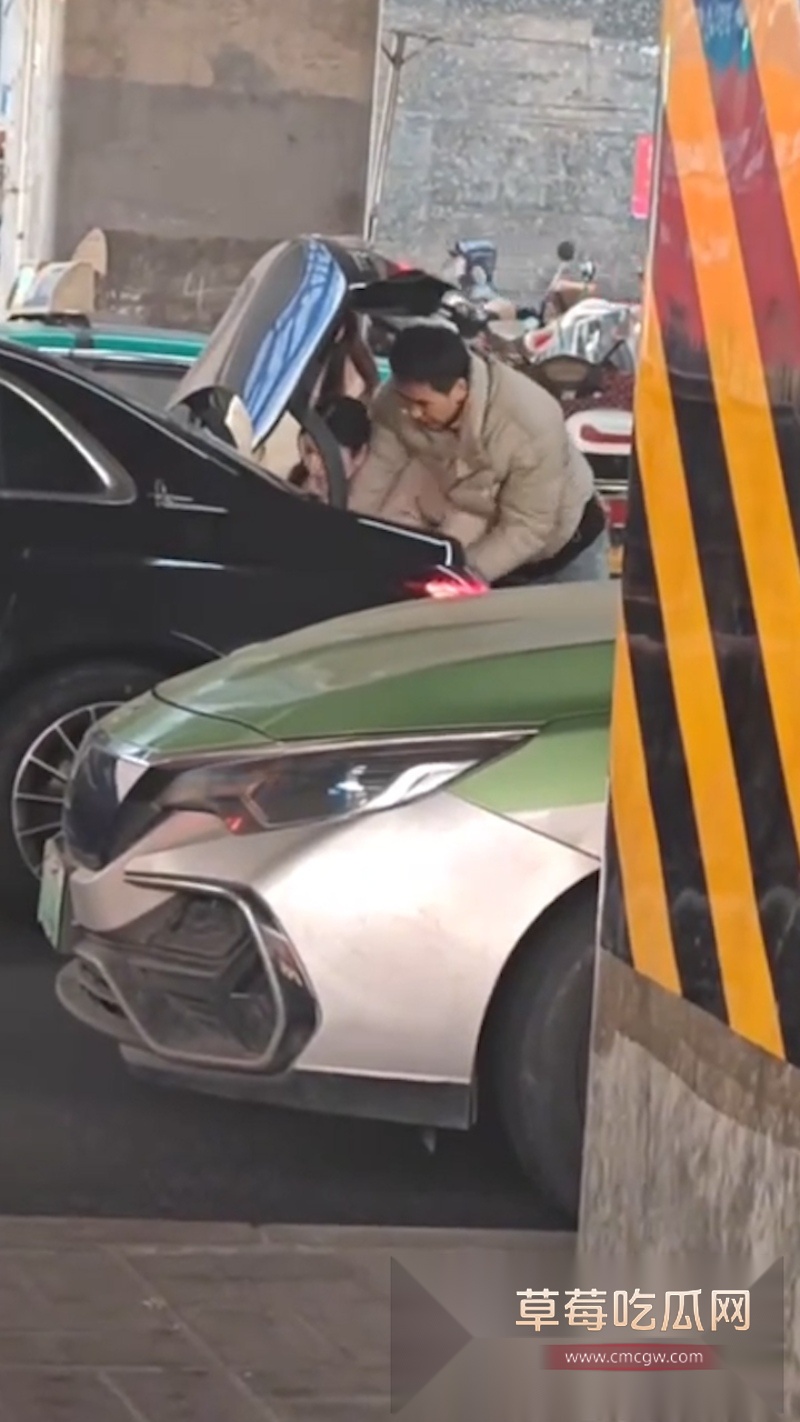 郑州奔驰E300L出轨哥火了 原配大马路上捉奸渣男  15