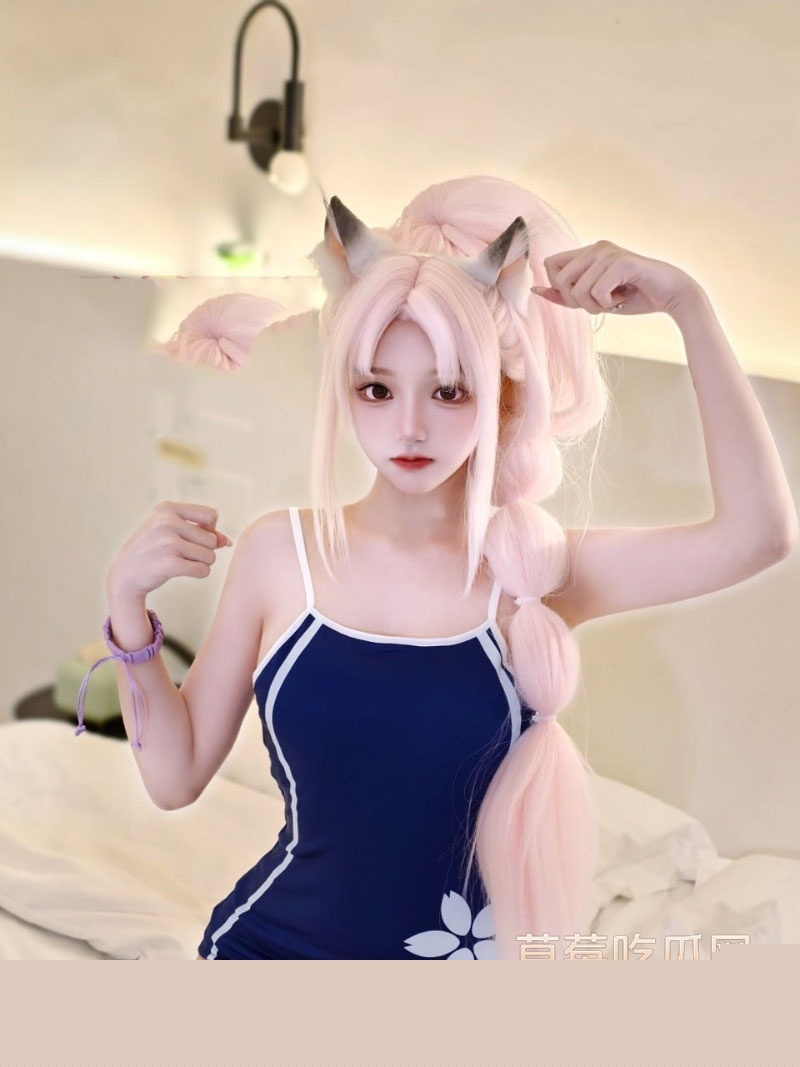 饼饼大王昭昭顶级Cos白虎萝莉裸舞私拍 15