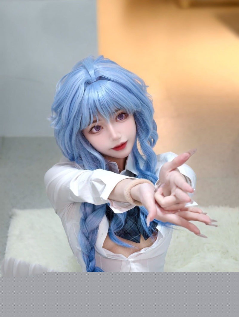 饼饼大王昭昭顶级Cos白虎萝莉裸舞私拍 16