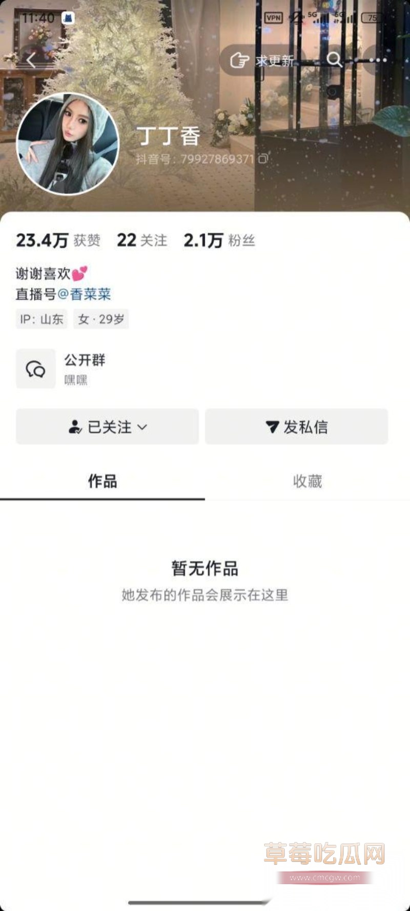 抖音网红丁丁香2