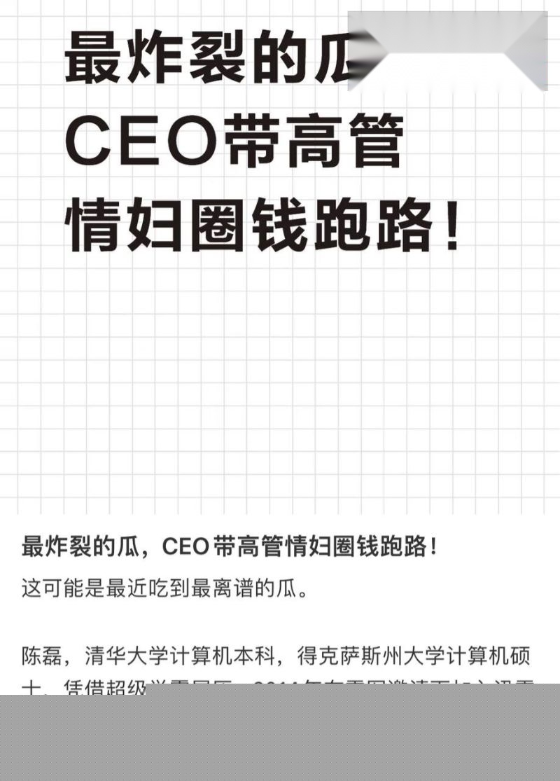 迅雷前CEO陈磊事件详情11 迅雷前CEO陈磊事件详情11
