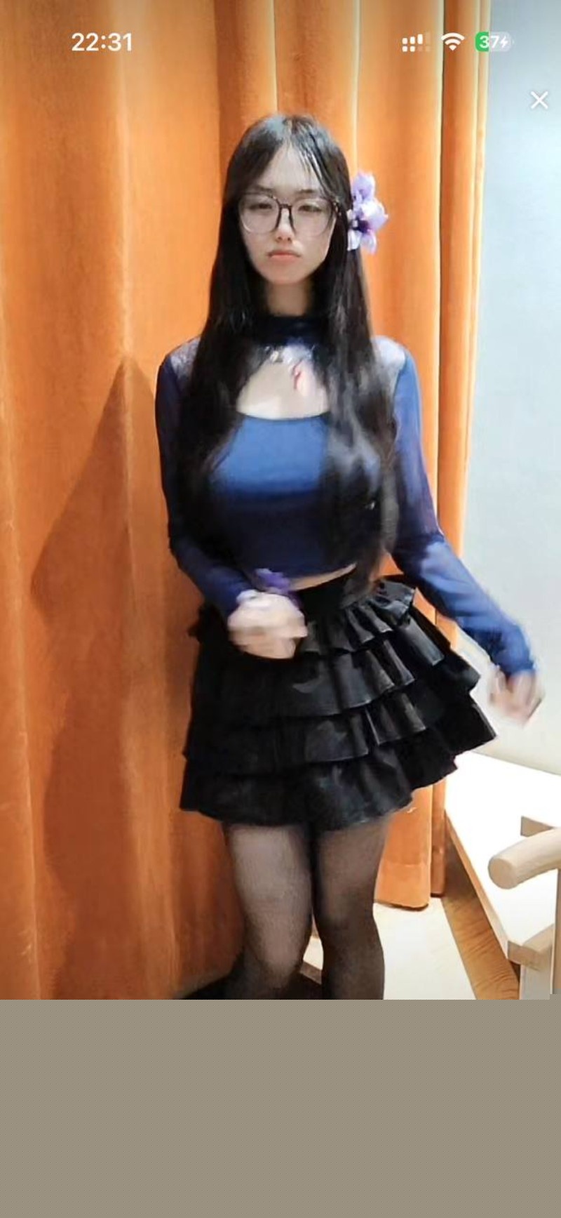 吉林化工学院抖音清纯学生妹小宅源福利7