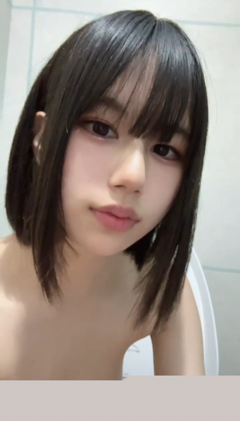 超可爱的短发齐刘海清纯正妹3