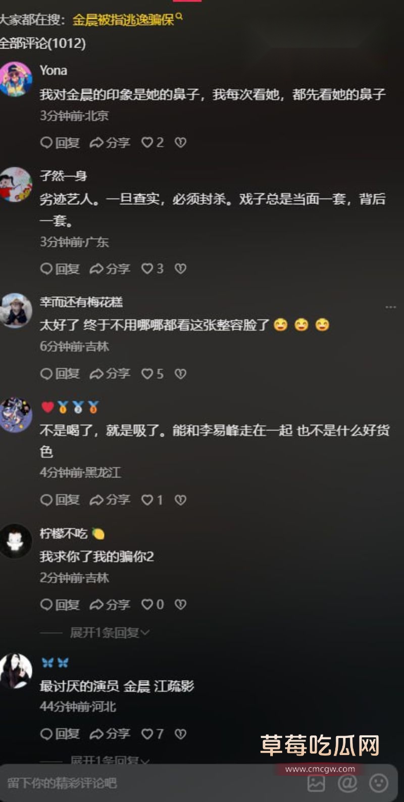 金晨肇事逃逸引起网友广泛关注5