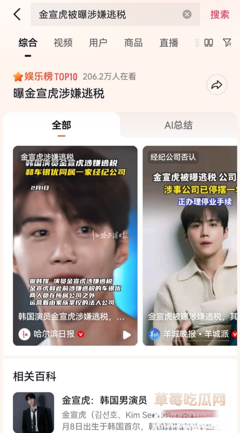 金宣虎被曝涉嫌逃税3