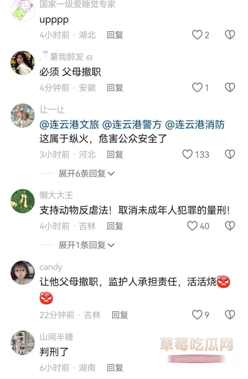 连云港烧狗事件引发网友评论8 连云港烧狗事件引发网友评论8