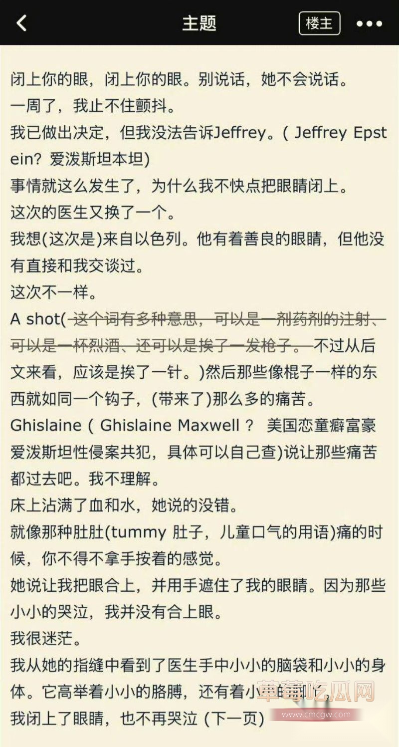 爱泼斯坦案300万页文件全公开4