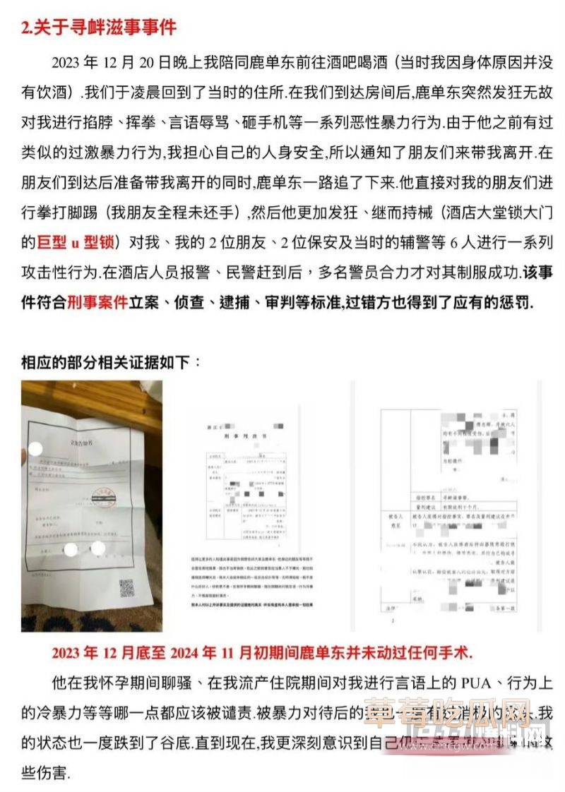 短剧男演员鹿单东家暴出轨5