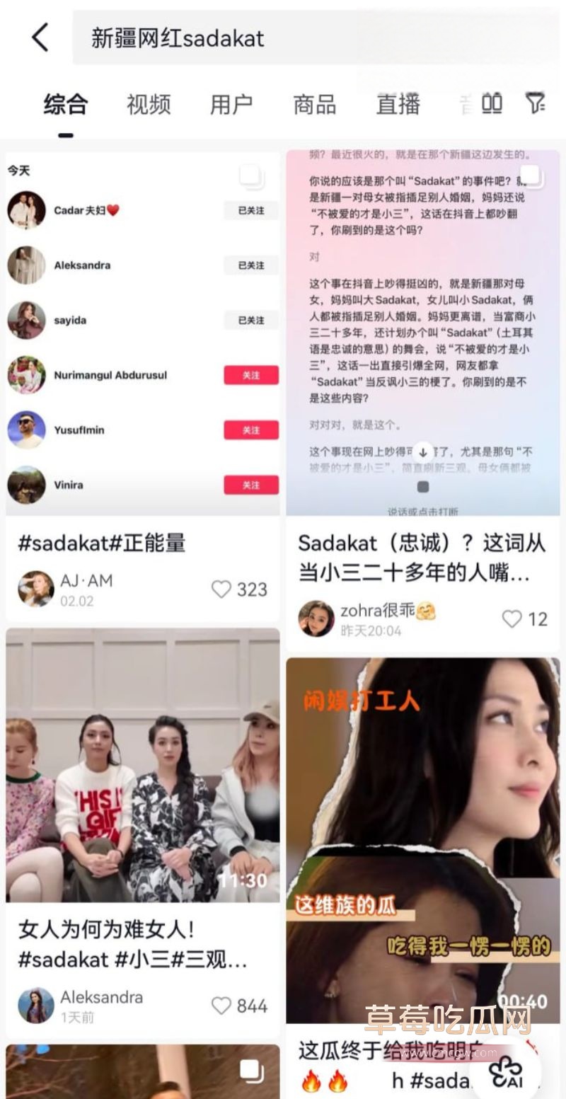 新疆网红Sadakat事件1 新疆网红Sadakat事件1