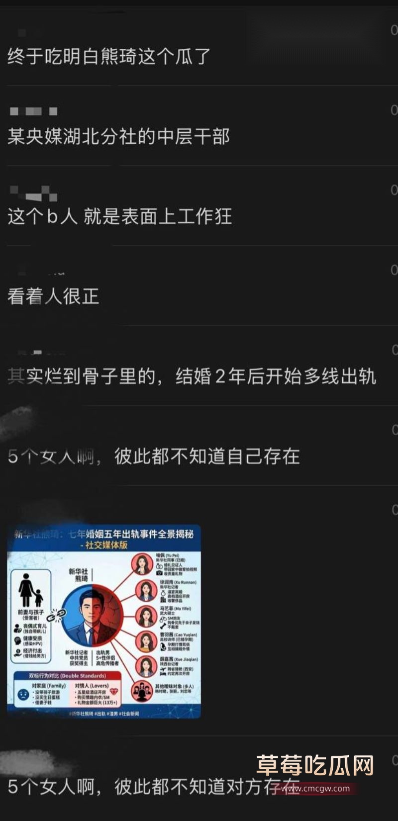网传熊琦出轨的聊天记录以及私密视频6