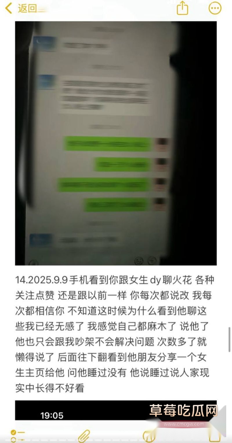 抖音小小绵羊前任的出轨事件12