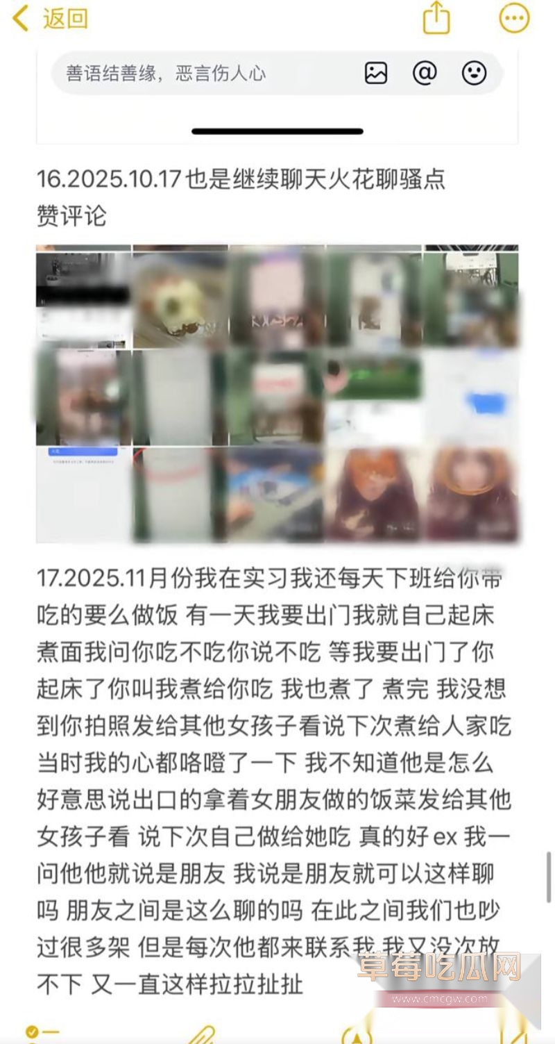 抖音小小绵羊前任的出轨事件14
