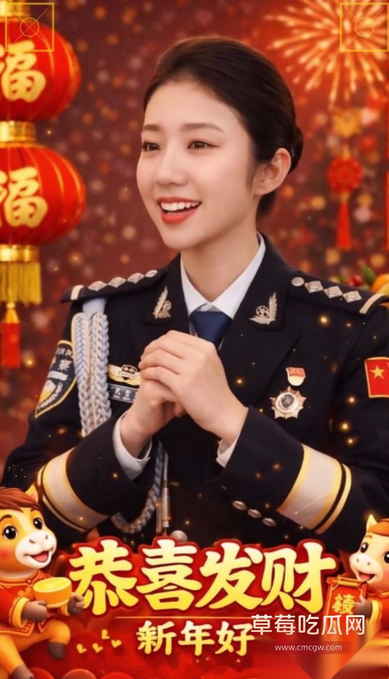 最美警花张津瑜1