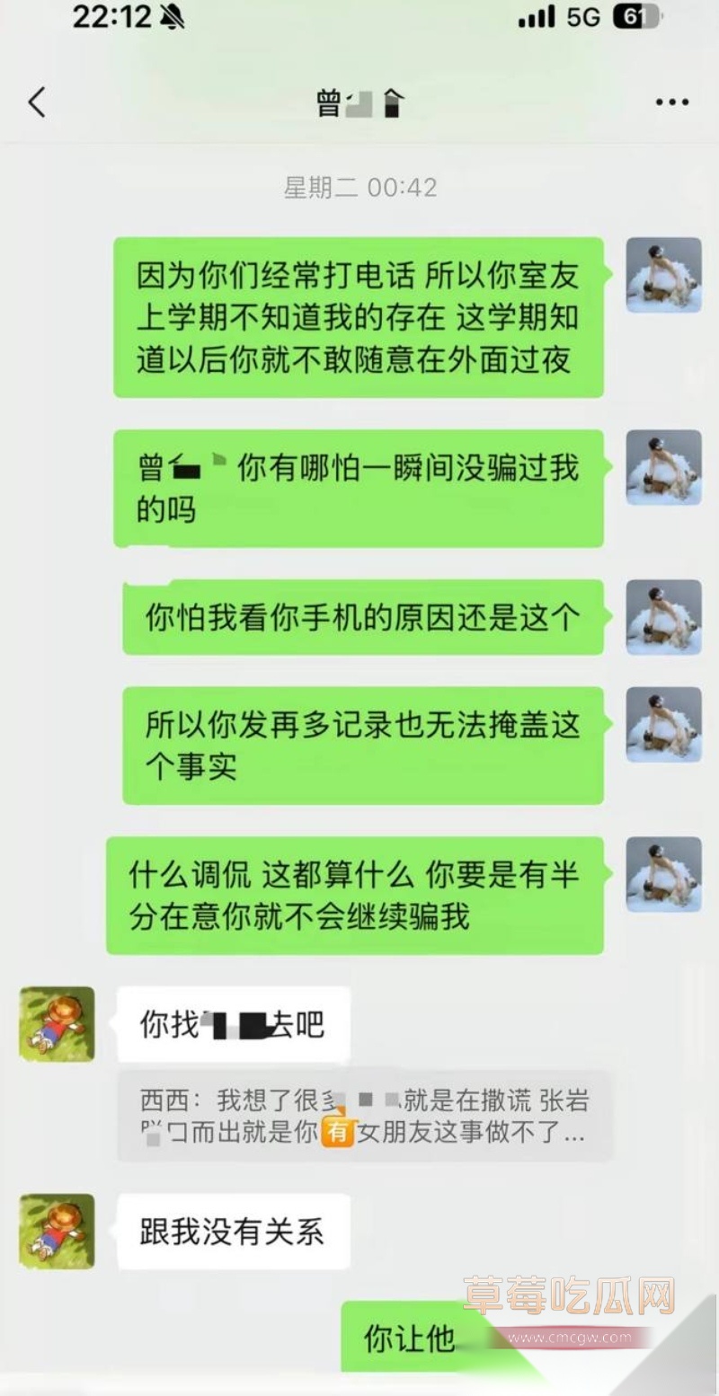 中央民族大学曾金全被女友20页PPT怒锤出轨 55