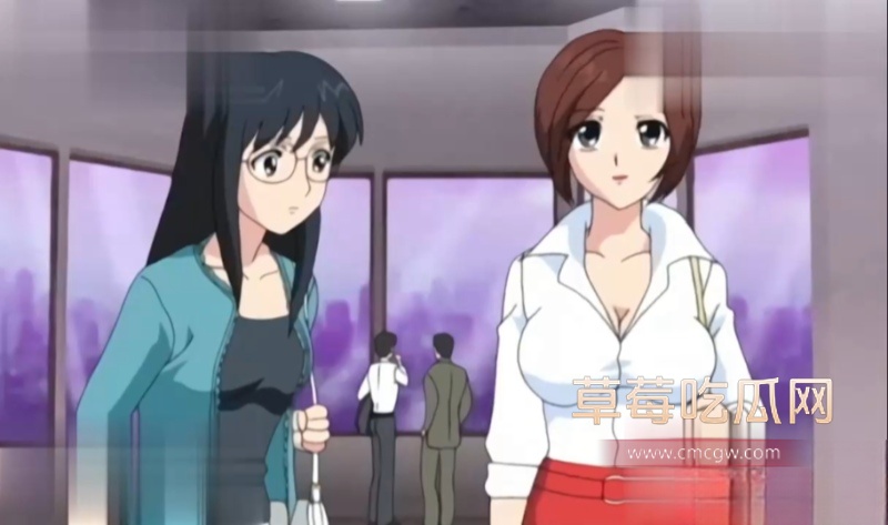 电车上两位美女被一群痴汉围拢 4