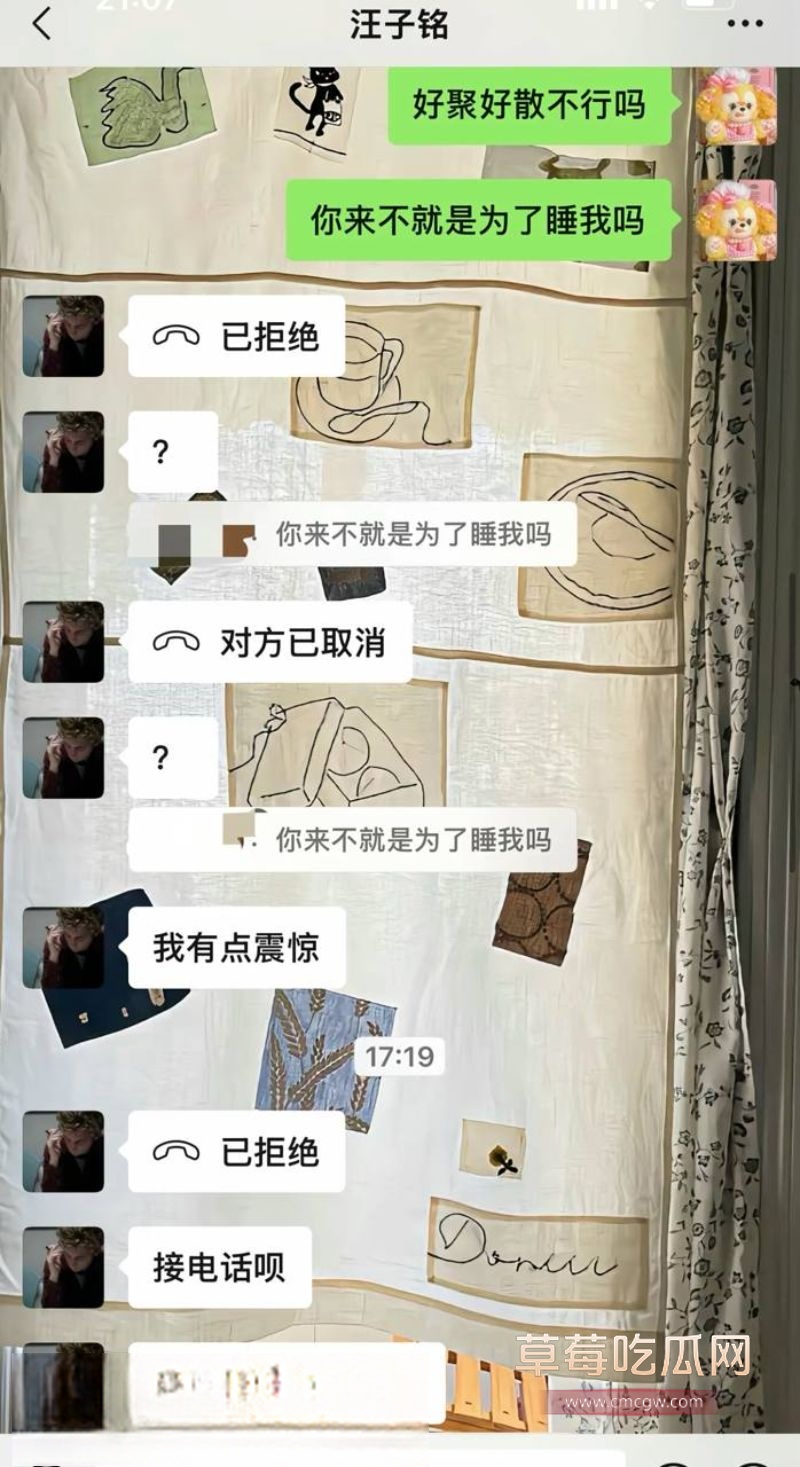 女主和汪子铭的聊天记录11