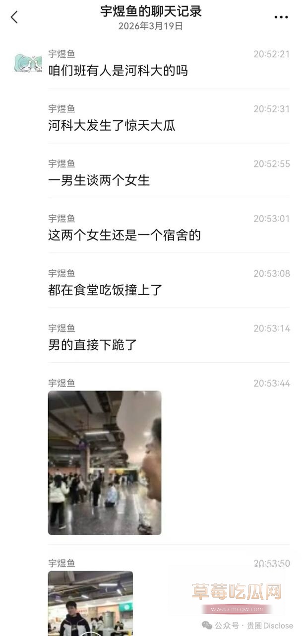 年度校园大瓜 河科大食堂渣男下跪7