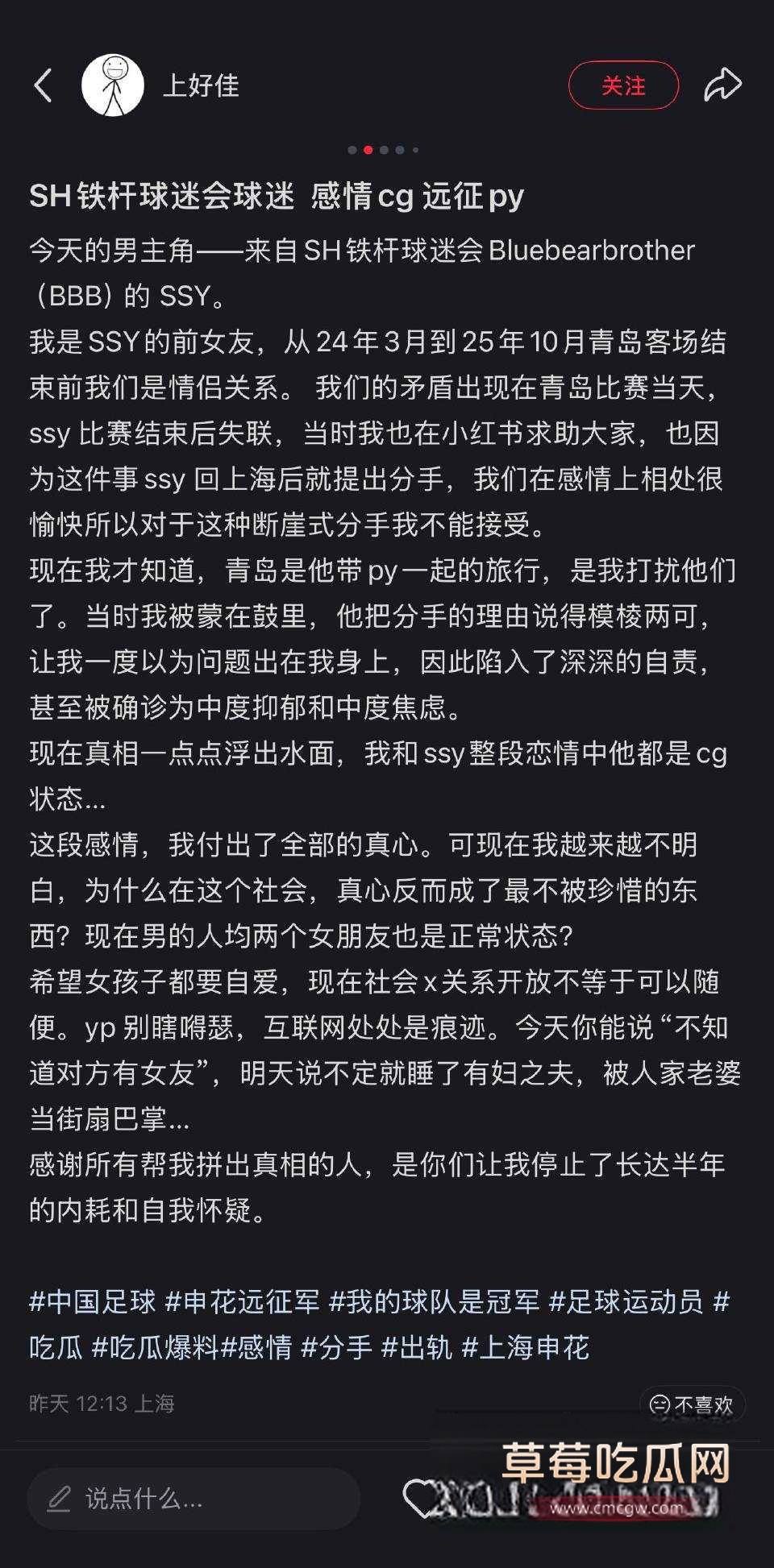 申花铁杆SSY青岛远征1
